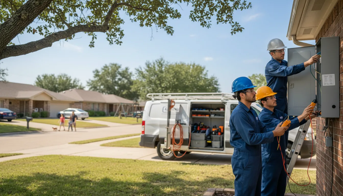 Certified electrician providing emergency electrical services in Belton, TX